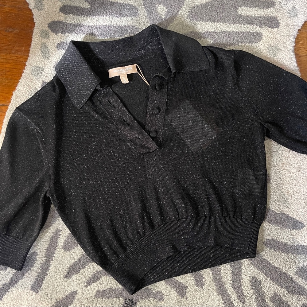 NWT Michael Kors Collection | Black Top